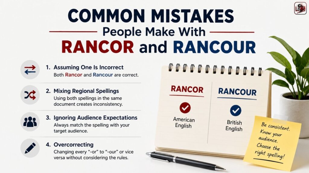 Common Mistakes People Make With Rancor and Rancour