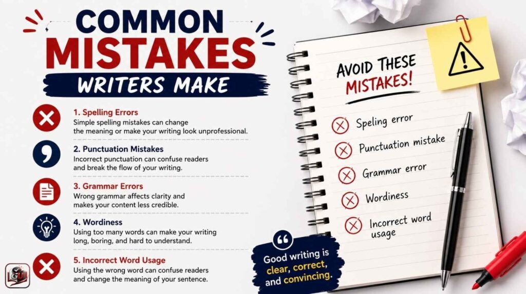 Common Mistakes Writers Make