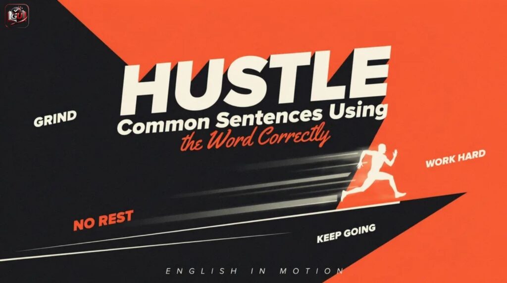 Common Sentences Using Hustle Correctly