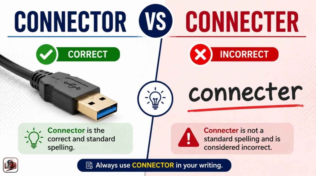 Connector vs Connecter Which Spelling Is Correct?