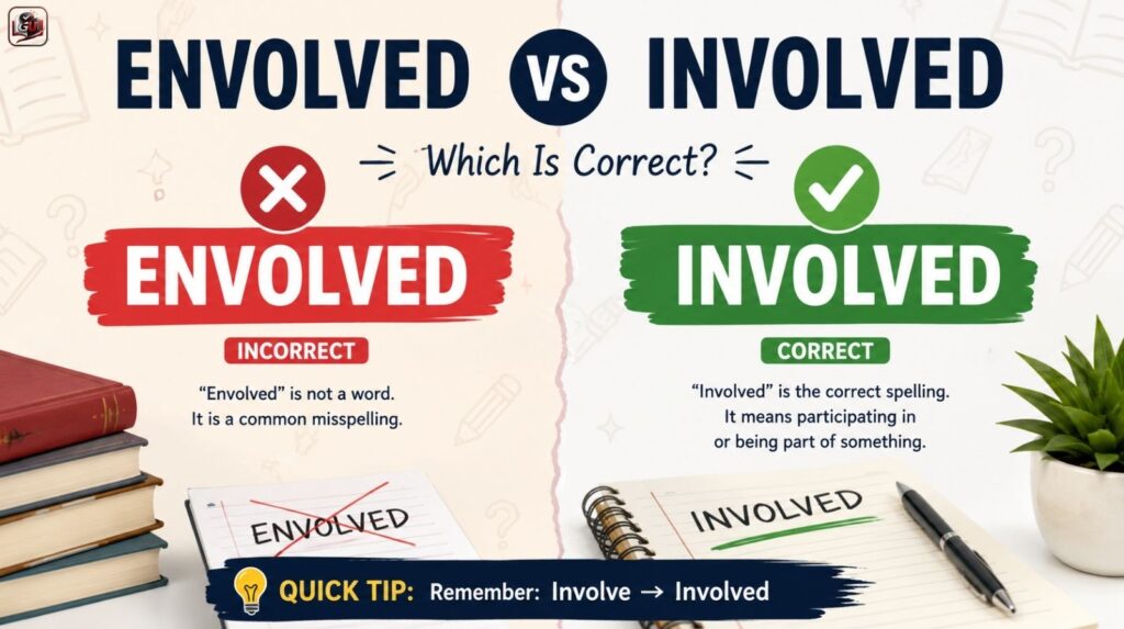 Envolved vs Involved: Which Is Correct In English?