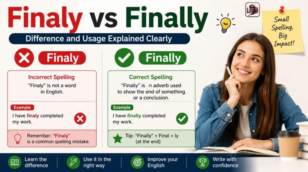 Finaly vs Finally Difference And Usage: Complete Guide To Avoid This Common Mistake