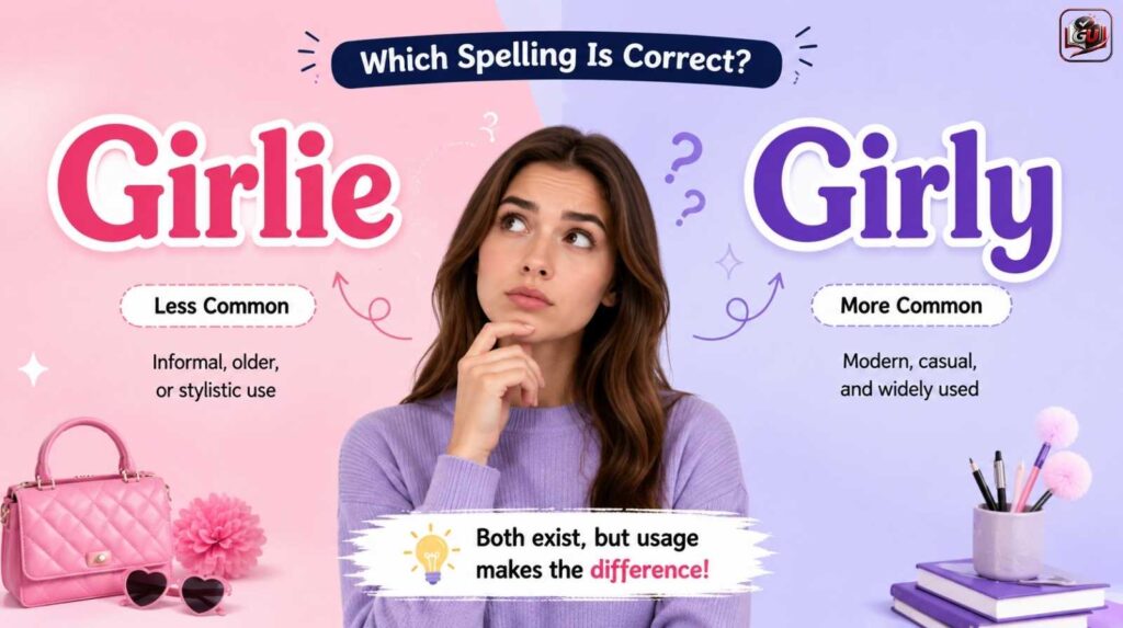 Girlie vs Girly Which Spelling Is Correct? Complete Grammar Guide