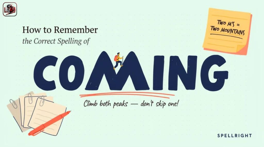 How to Remember the Correct Spelling of Coming