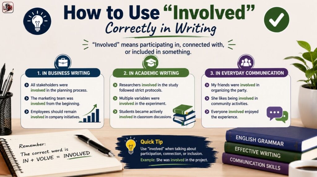 How to Use “Involved” Correctly in Writing