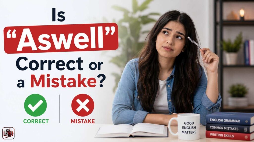 Is “Aswell” Correct or a Mistake?