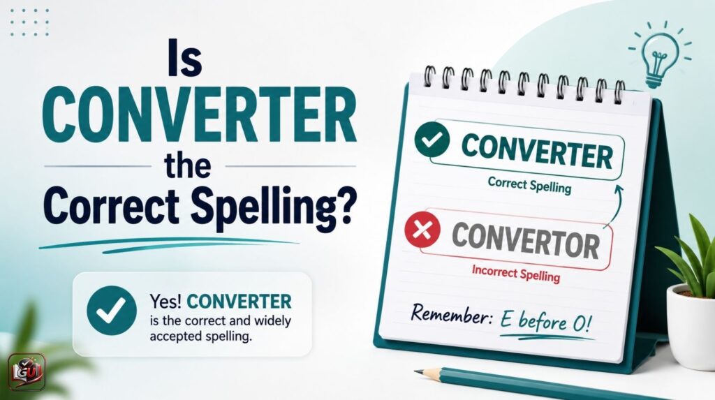 Is Converter the Correct Spelling?