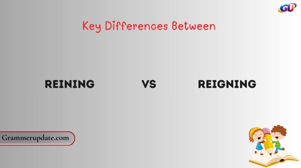 Key Differences Between Reining vs Reigning