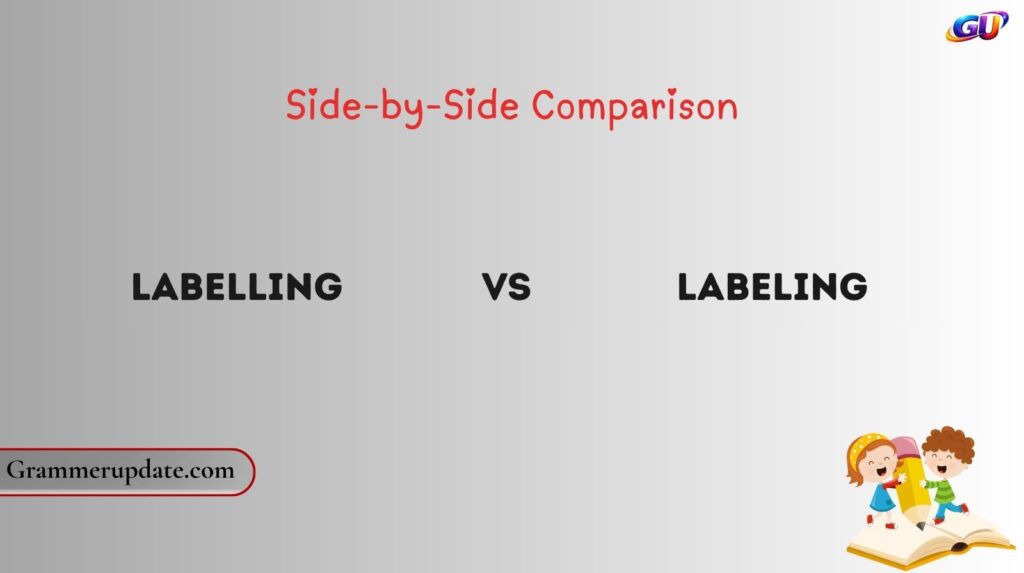 Labelling vs Labeling: Side-by-Side Comparison