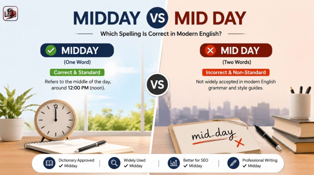 Midday vs Mid Day: Which Spelling Is Correct In Modern English?