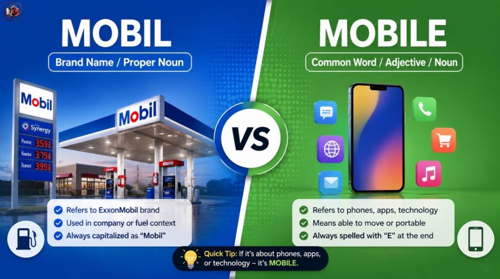 Mobil vs Mobile: Which Is Correct And How To Use Them?
