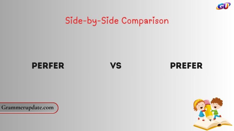Perfer vs Prefer: Correct Usage, Meaning, And Common Mistakes