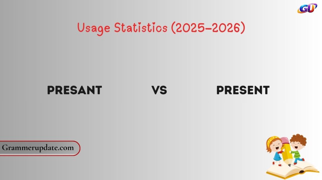 Presant vs Present Usage Statistics (2025–2026)