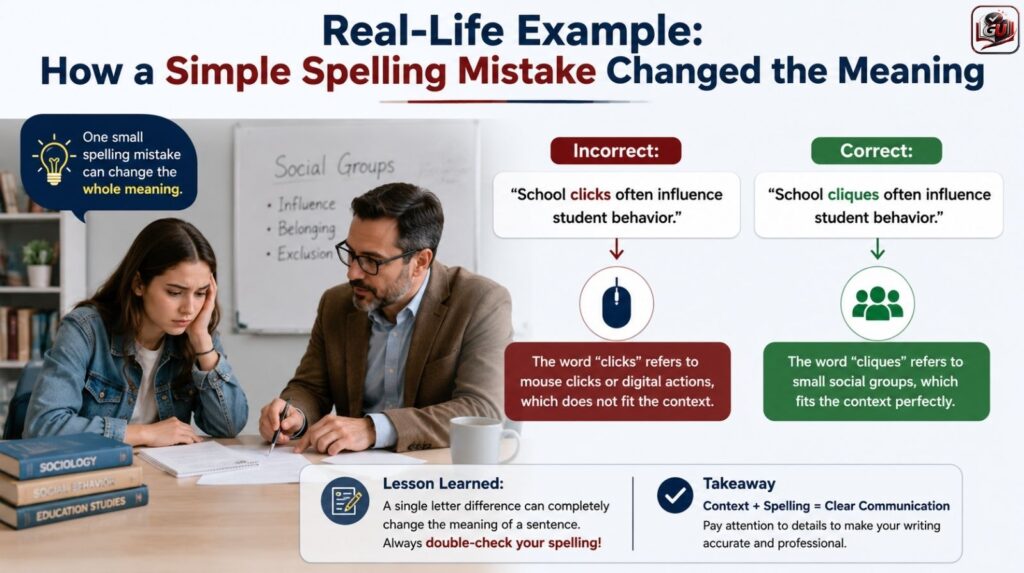 Real-Life Example: How a Simple Spelling Mistake Changed the Meaning
