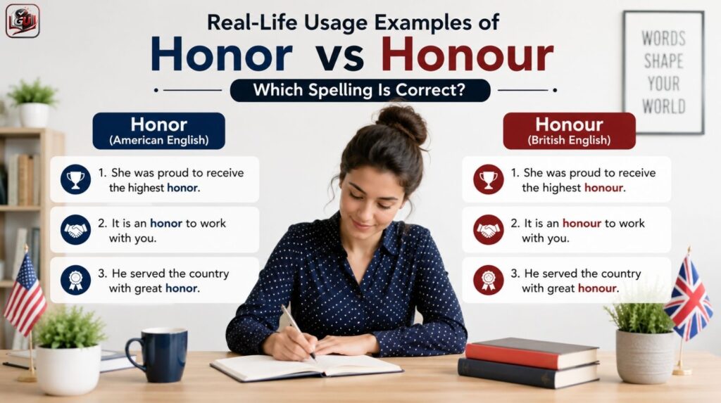 Real-Life Usage Examples of Honor vs Honour Which Spelling Is Correct