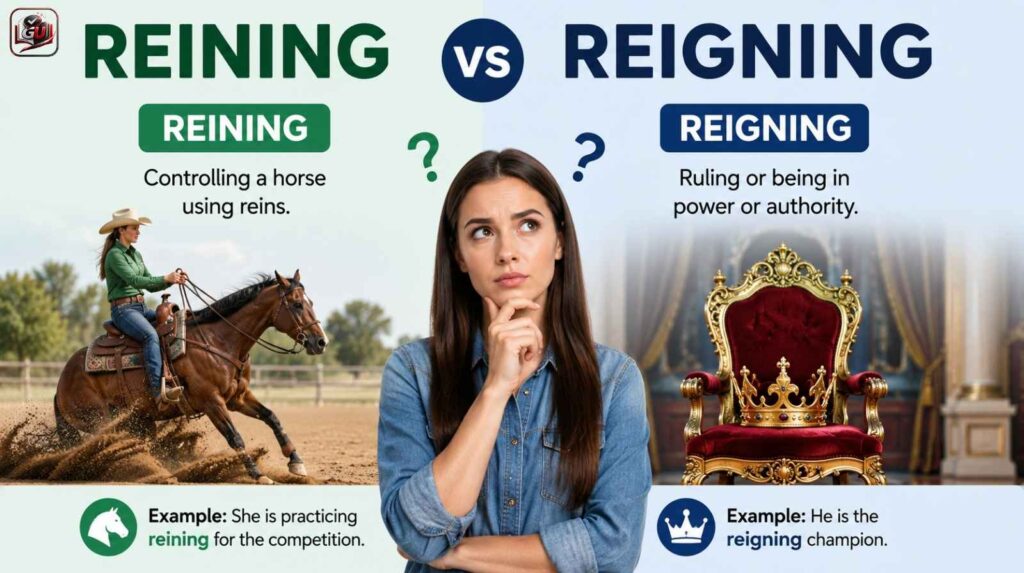 Reining vs Reigning Which Is Difference?