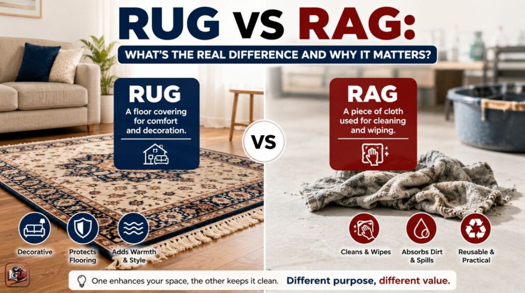 Rug vs Rag: What’s The Real Difference And Why It Matters?