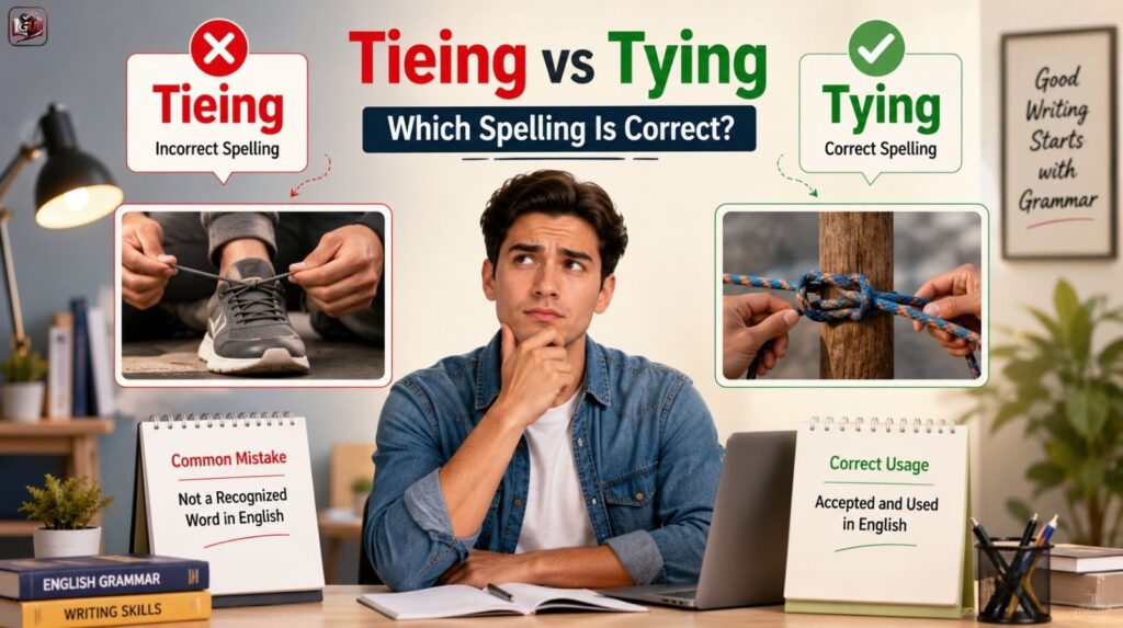 Tieing vs Tying: Which Spelling Is Correct In English?