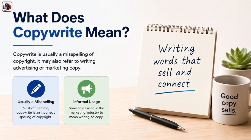 What Does Copywrite Mean?