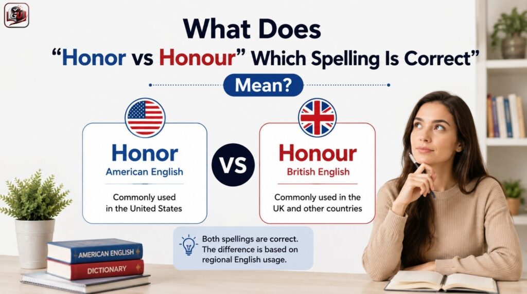 What Does “Honor vs Honour Which Spelling Is Correct” Mean?
