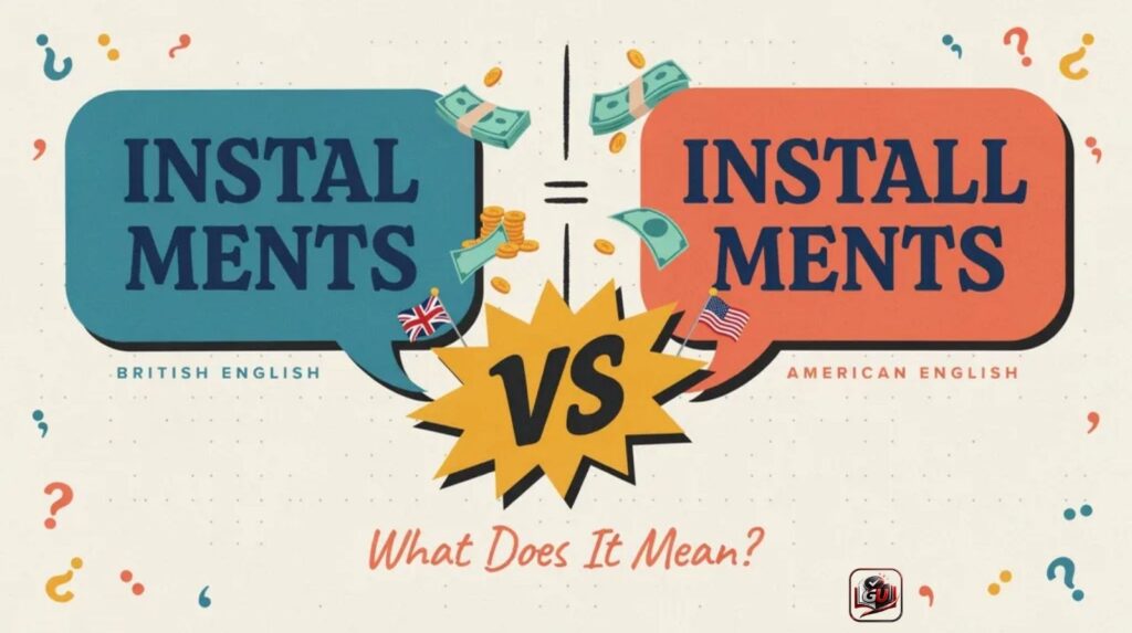 What Does “Instalments vs Installments” Mean?