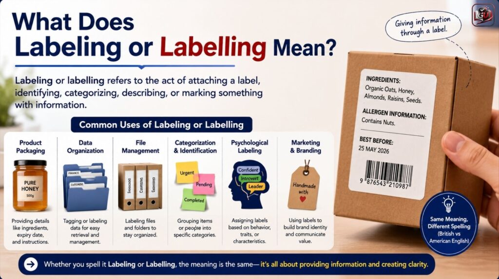 What Does Labeling or Labelling Mean?