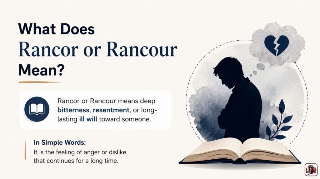 What Does Rancor or Rancour Mean?