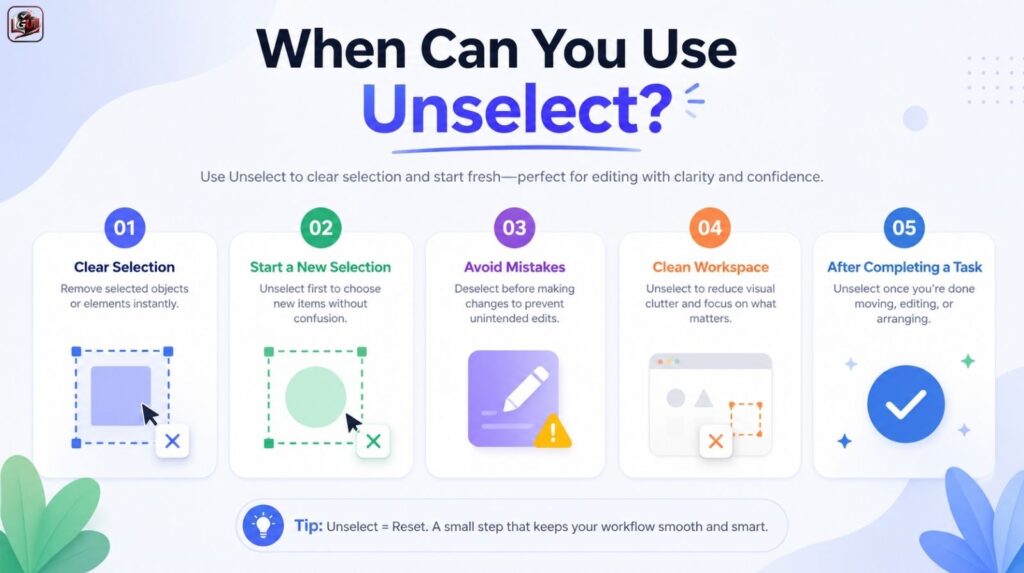 When Can You Use Unselect?