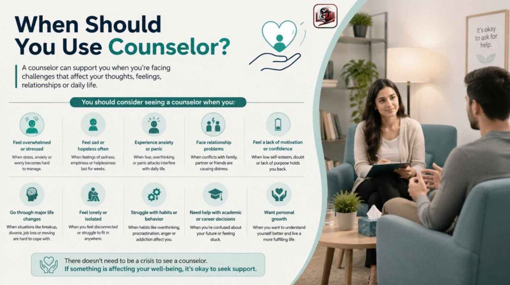 When Should You Use Counselor?