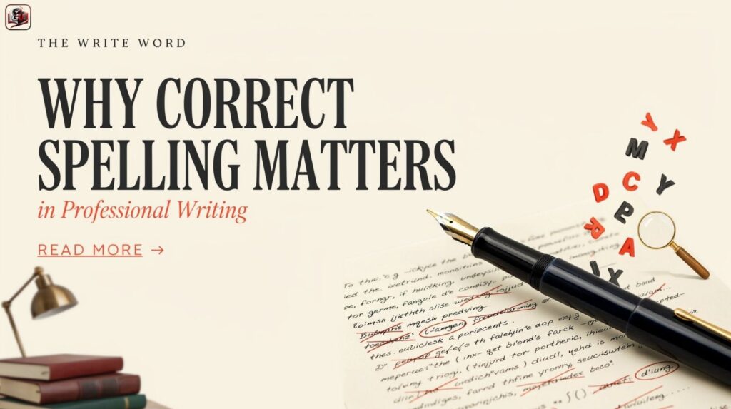 Why Correct Spelling Matters in Professional Writing