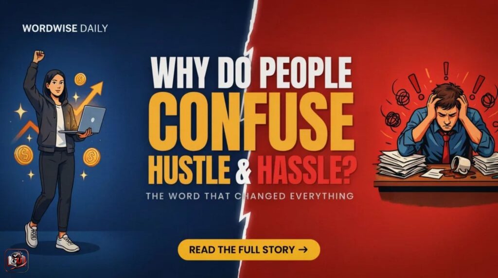 Why Do People Confuse Hustle and Hussle