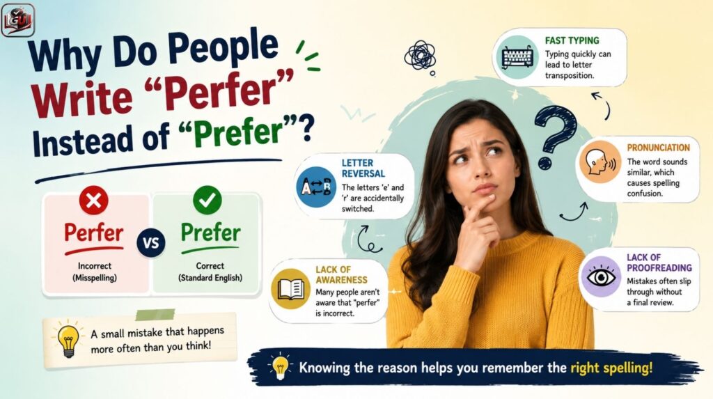 Why Do People Write "Perfer" Instead of "Prefer"?