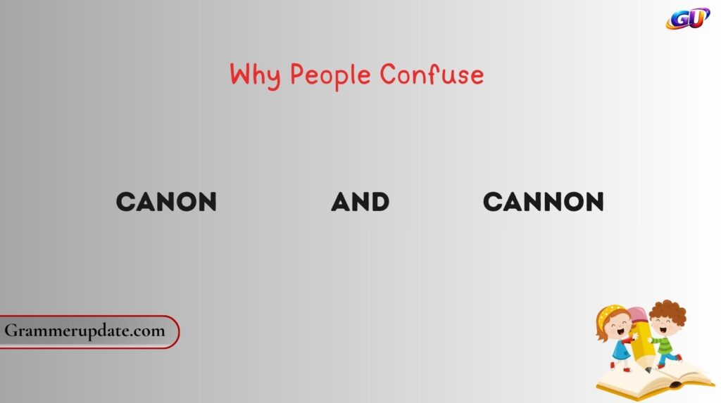 Why People Confuse Canon and Cannon