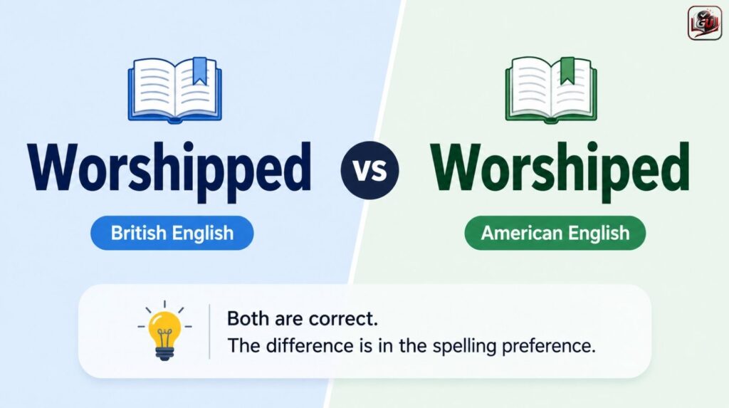 Worshipped vs Worshiped: Difference, Meaning, And Correct Usage