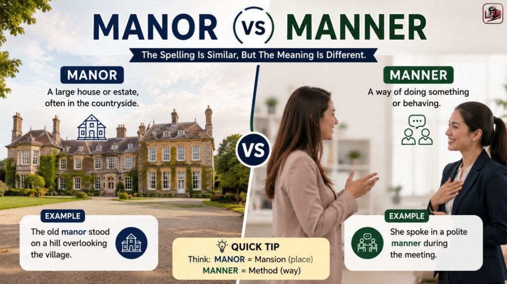 Manor vs Manner: Which One Is Correct?