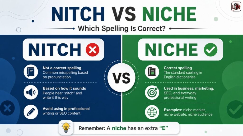 Nitch vs Niche Difference: Which Spelling Is Correct?