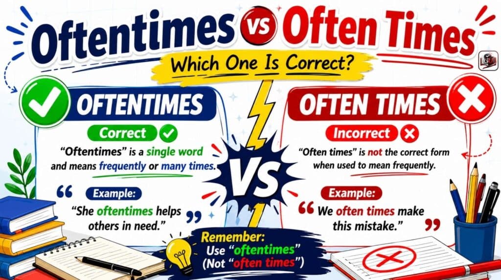 Oftentimes vs Often Times Which One Is Correct