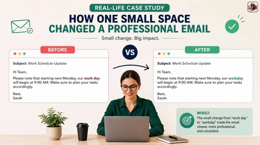 Real-Life Case Study: How One Small Space Changed a Professional Email