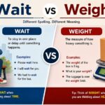 Wait vs Weight: Difference, Meaning & Correct Usage