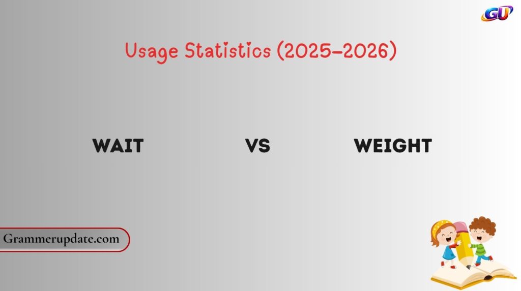 Wait vs Weight Usage Statistics (2025–2026)