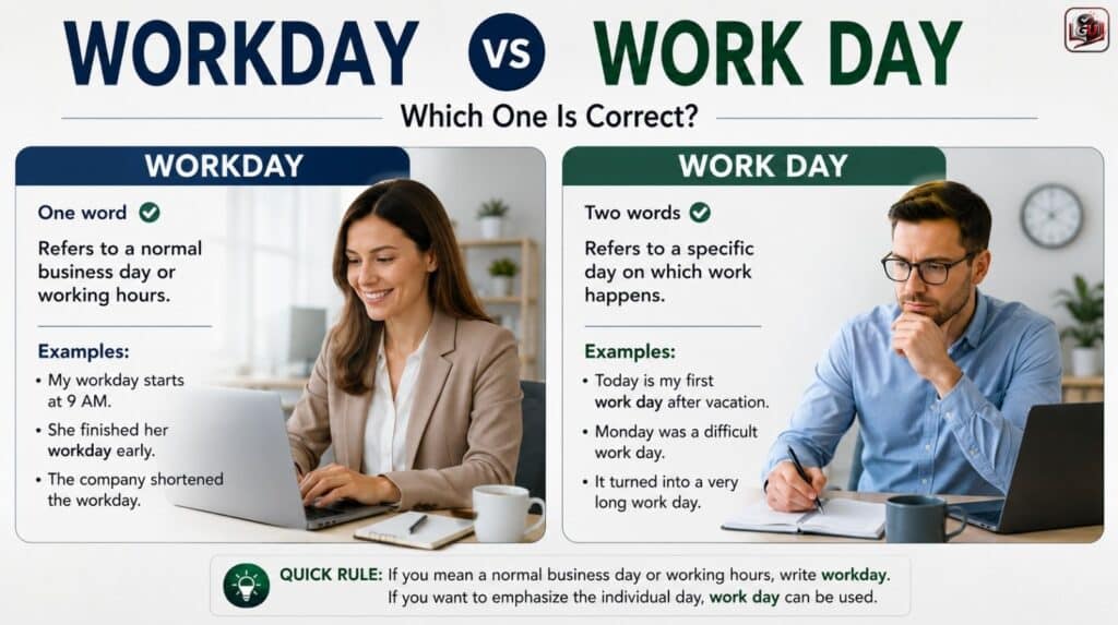 Workday vs Work Day: Which One Is Correct?