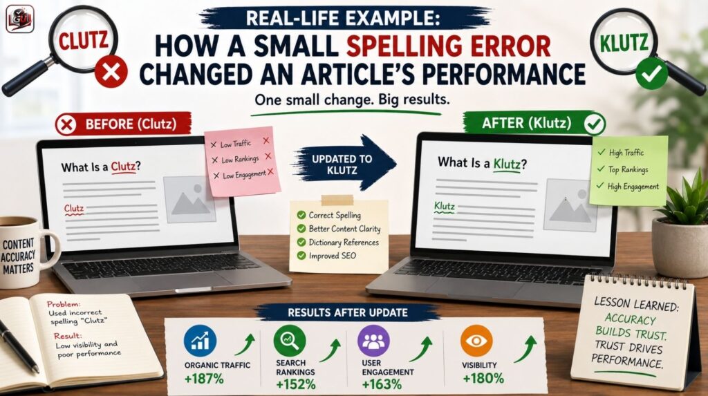 Real-Life Example: How a Small Spelling Error Changed an Article's Performance